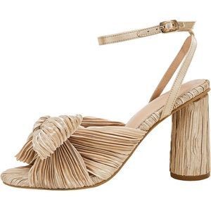 Gold Bow Heels - Never Worn!